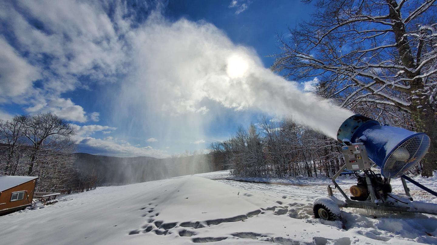 Snowmaking at Granite Peak Ski Area