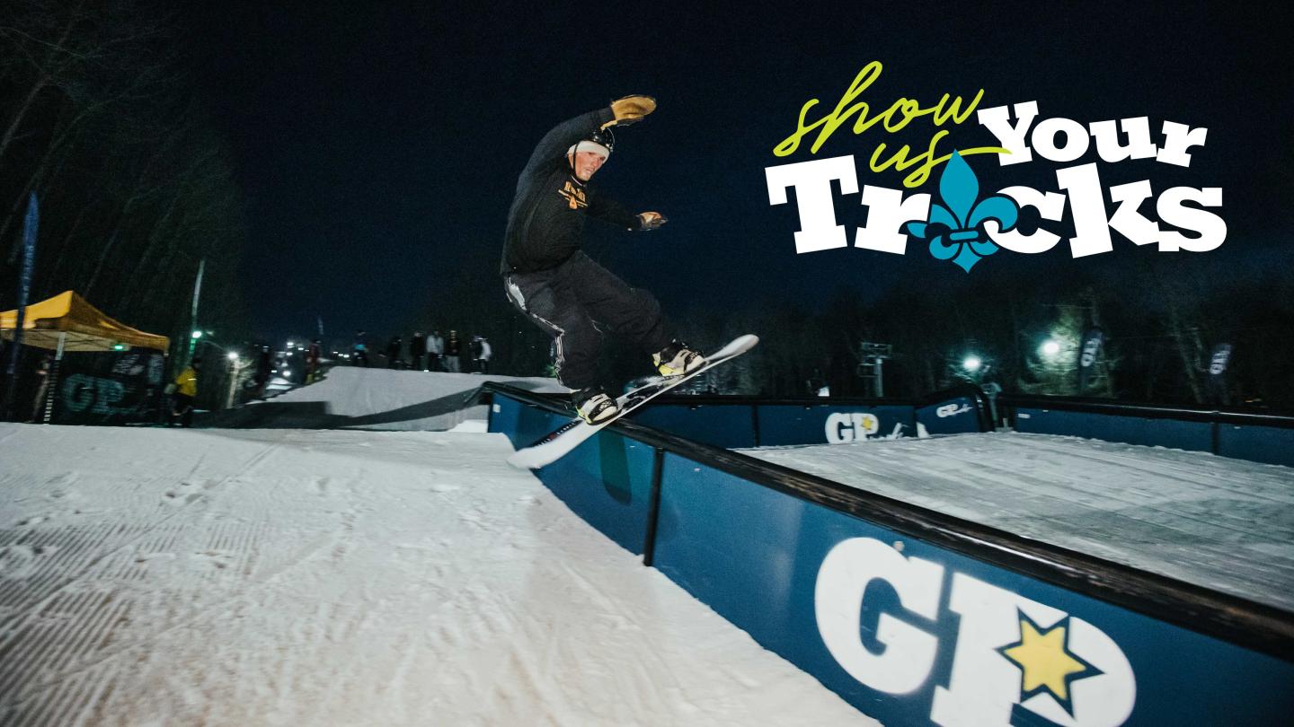 Our only night time rail jam of the season - Show Us Your Tricks.