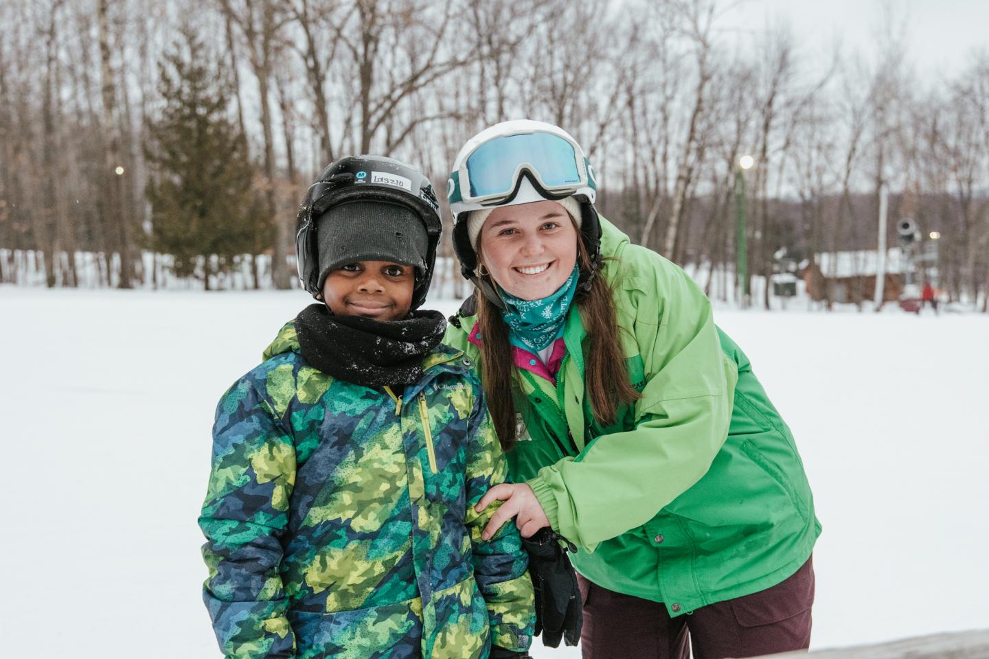 instructor and student