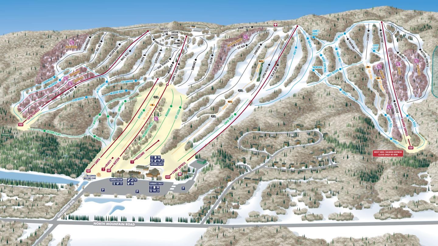 Granite Peak's 23-24 Winter Trail Map