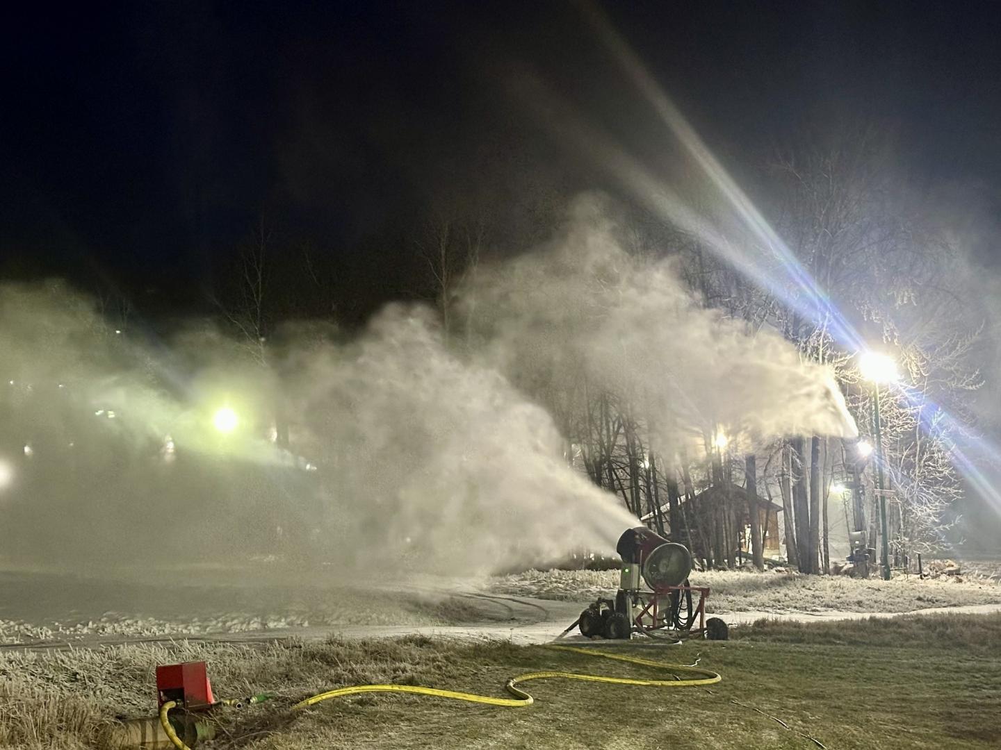 Snowmaking at Granite Peak
