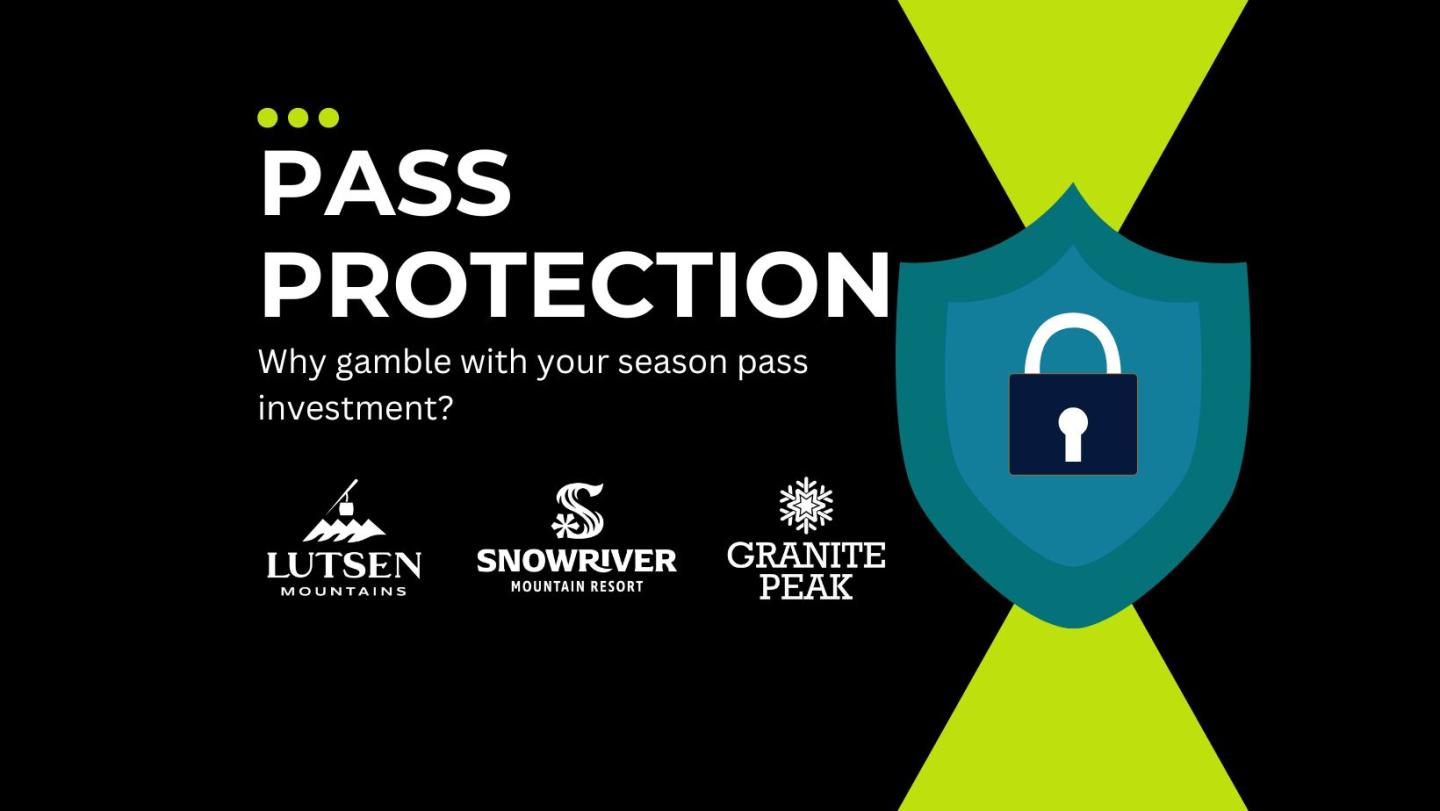 Pass protection graphic with a shield and padlock design.